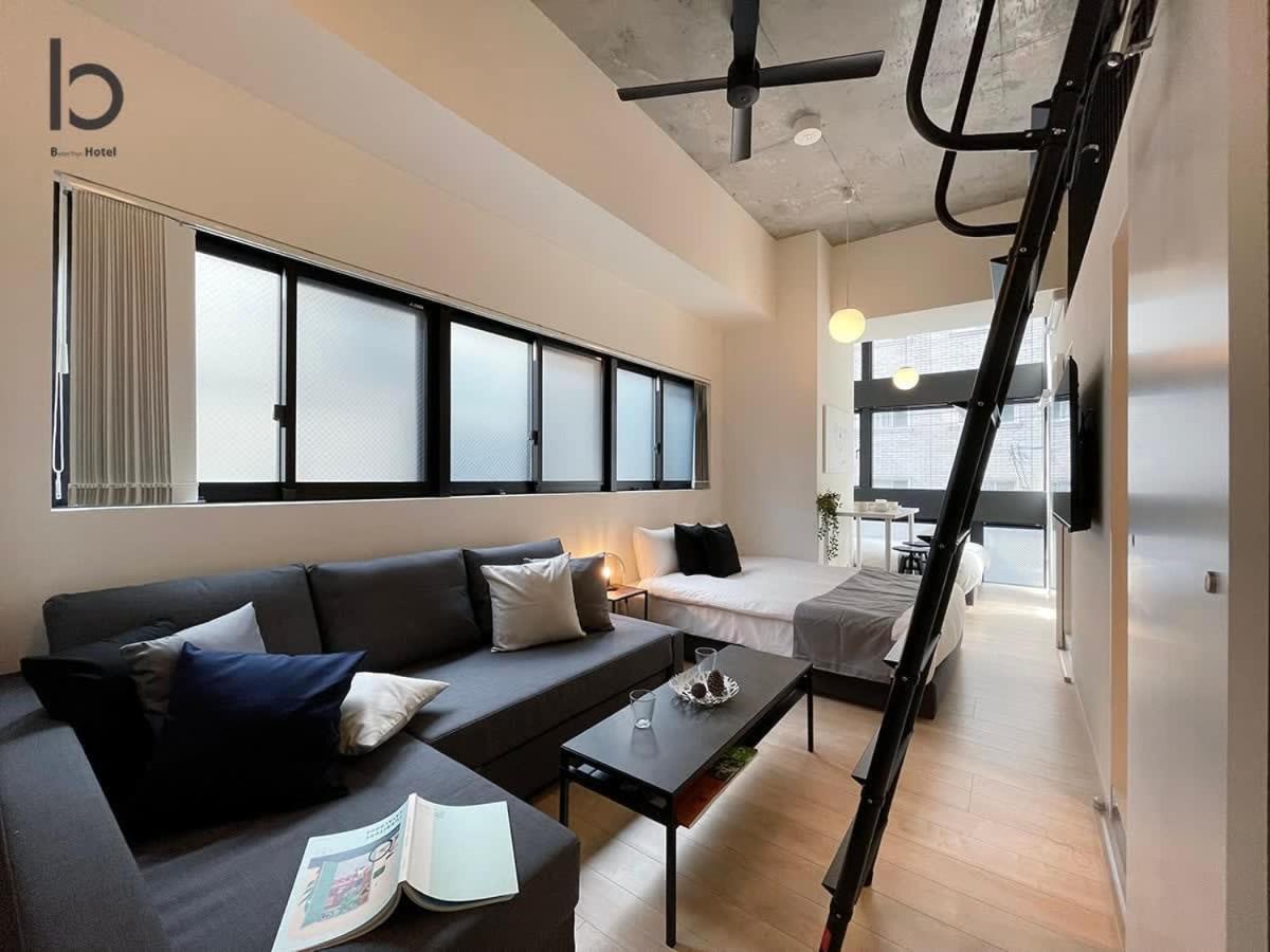 Bhotel Nekoyard - Stylish Loft Studio Steps From Peace Park Hirosima Kültér fotó