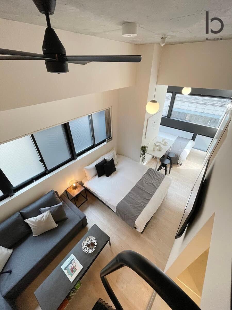 Bhotel Nekoyard - Stylish Loft Studio Steps From Peace Park Hirosima Kültér fotó
